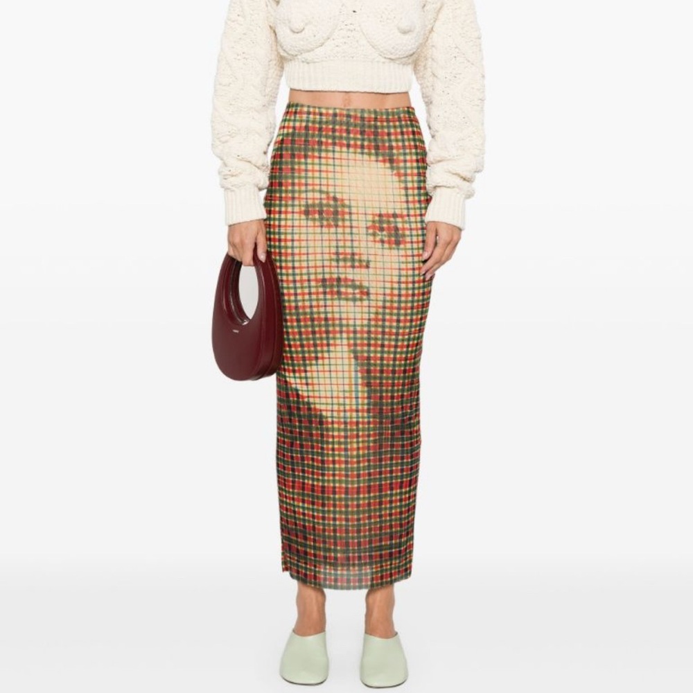 Jean Paul Gaultier Brown Maxi Pencil Skirt Cocktail brand new with tags